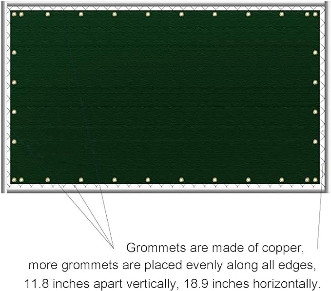 Sunnyglade 6 feet x 50 feet Privacy Screen Fence Heavy Duty Fencing Mesh Shade Net Cover for Wall Garden Yard Backyard (Green, 6 ft X 50 ft)