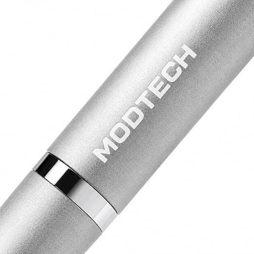 V2 Premium Metal Research Pen with Precision Dial Up to 60 Units - Professional Laboratory Instrument with Aluminum Body & Adjustable Mechanism (Silver) - MODTECH