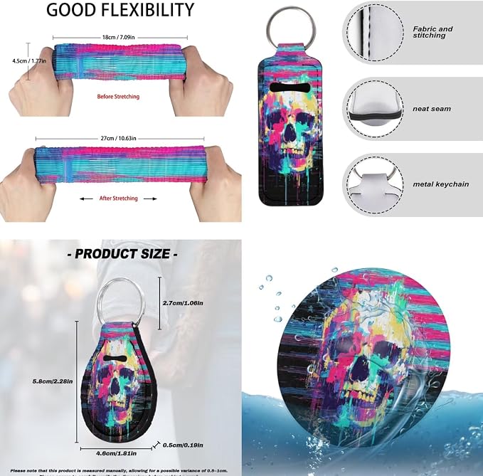 Skull Print Seat Cover Full Set for Cars American Flag Print Front and Rear Split Bench Seat Covers+Steering Wheel Cover+Seatbelt Pads+Headrest Covers+Center Console Pad for SUV Truck etc