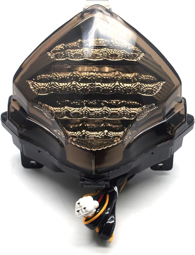 MZS Motorcycle Tail Light LED Integrated Turn Signal Blinker Smoke Compatible with YZF R1 YZF-R1 RN12 2004 2005 2006