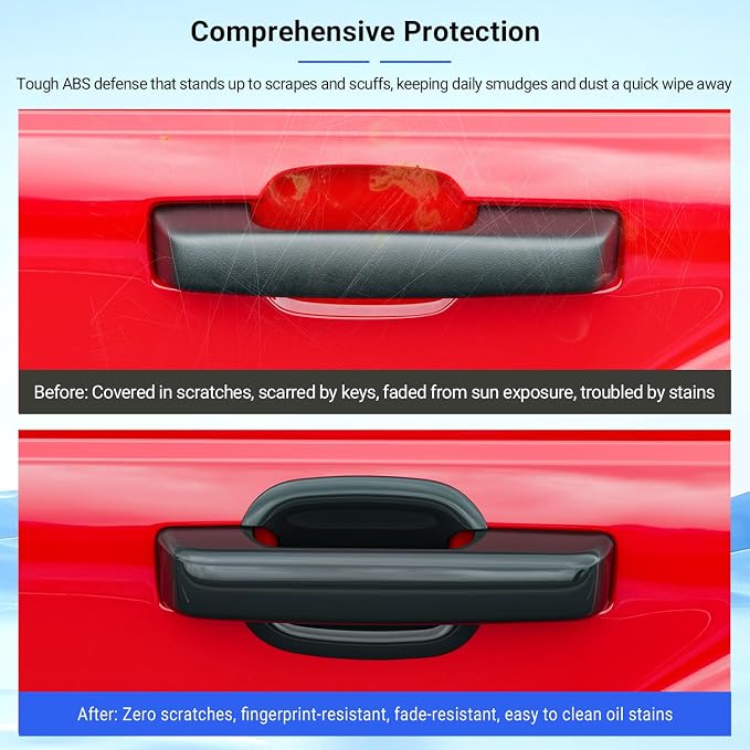 PTYYDS 16Pcs Door Handle Cover Compatible with 2021-2024 Ford Bronco Door Bowl Cover ABS Glossy Black Gear Shift Panel Cover Replacement for 2021-2024 Ford Bronco Accessories