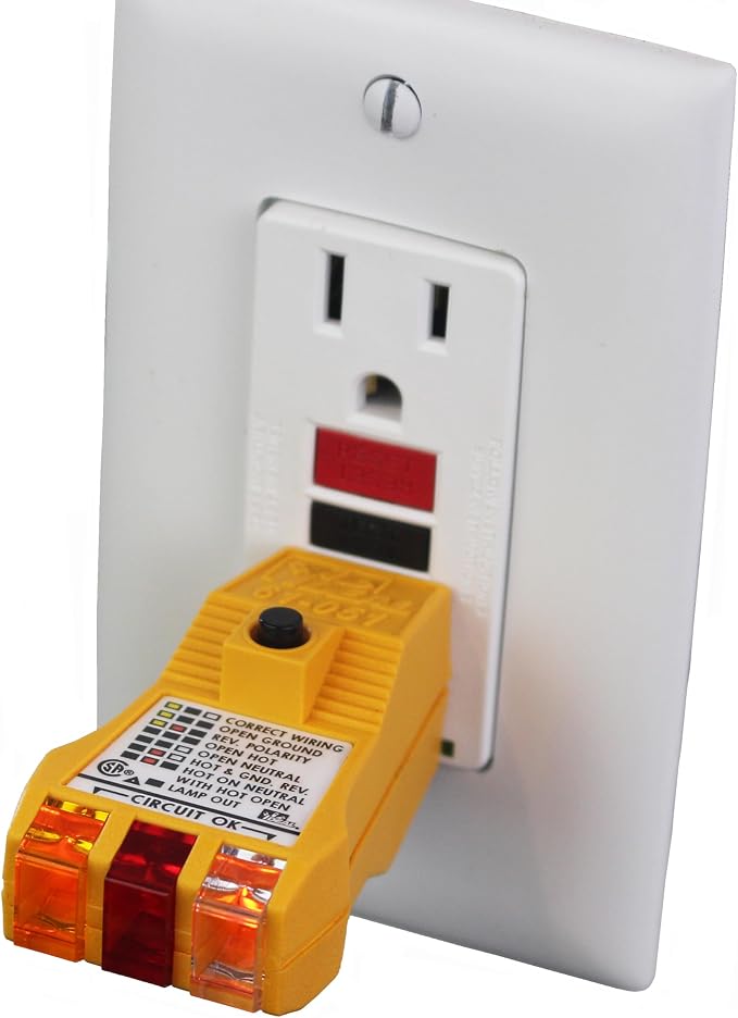 IDEAL INDUSTRIES INC. 61-051 E-Z Check Plus GFCI Receptacle Tester