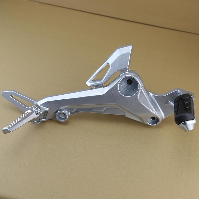 Mokuo High Strength Aluminum Alloy 6061 Motorcycle Footpegs Assembly Footrest Set Kit Right Side Fit for Honda Grom MSX 125 SF 2017-2020