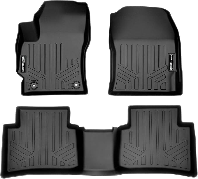 SMARTLINER Custom Fit Floor Mats 2 Row Liner Set Compatible with 2020-2025 Toyota Corolla