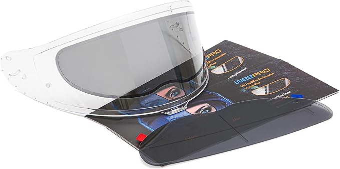 Anti Fog and Smoke Tint Motorcycle Helmet Visor Film,Universal Fit for Most Full Face and Open Face Helmets,Easy Tool Free,Sun Protection