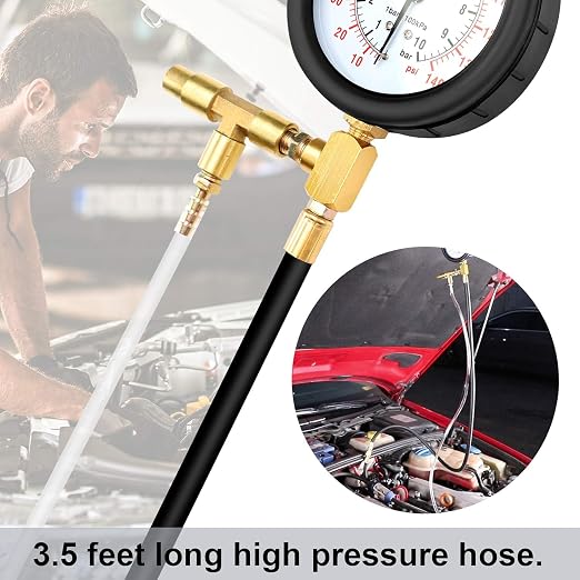 BETOOLL Pro Fuel Pressure Tester Kit(1set) and Compression Tester Kit(1set)