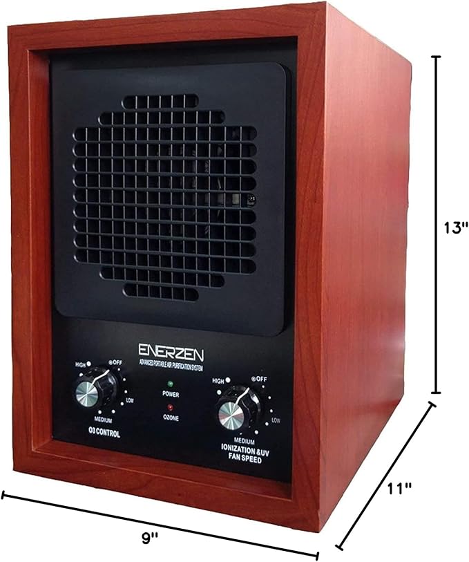 Enerzen LB-444 Commercial HEPA Air Purifier 3500 Sq. Ft. Ozone Ionizer Cleaner Clean Air