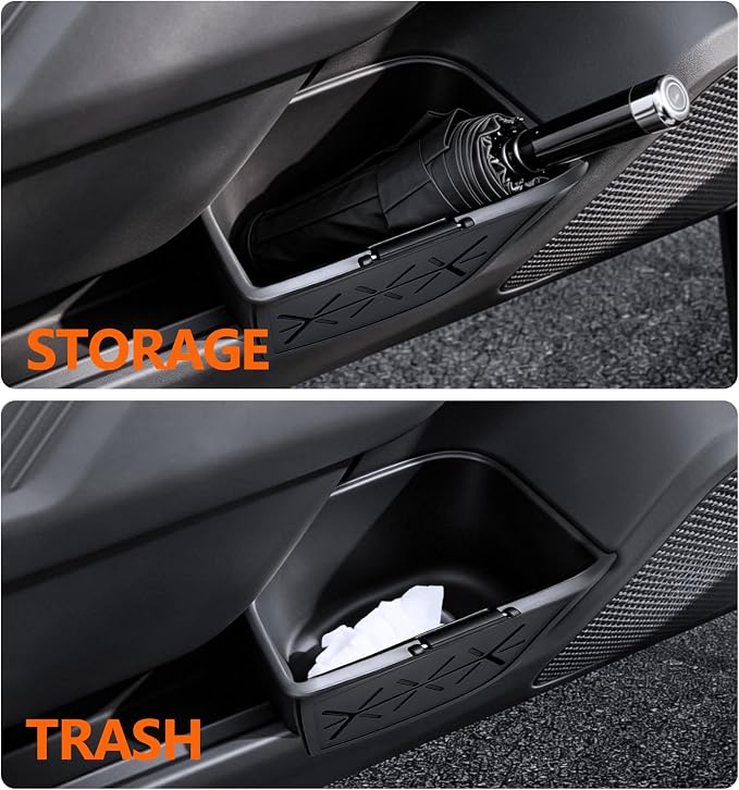 2PCS Door Side Trash Can with Lids Compatible with 2026 Toyota RAV4 Plug-in Hybrid&RAV4 Hybrid, Sof&Easy to Clean Silicone Door Garbage Bin Storage Box for 6th Gen Toyota RAV4 Accessories