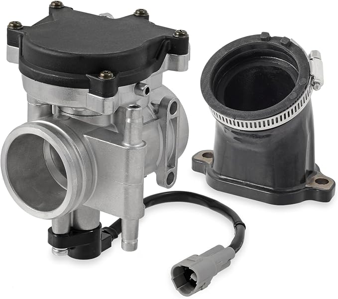 Throttle Body & Adapter For Polaris Ranger XP 700 6x6 4x4 EFI 2006 2007 2008 2009 Ranger Crew 700 2008-2009 1203160