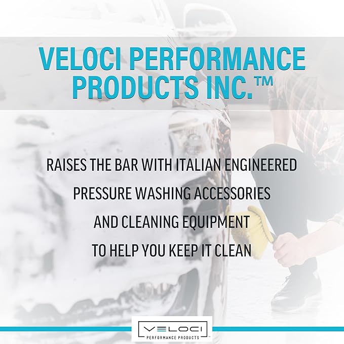 MTM Hydro Acqualine Pressure Washer Nozzle Guard Holder Tips Protector with 1/4” Quick Coupler Plug, 25 Degrees 2.5