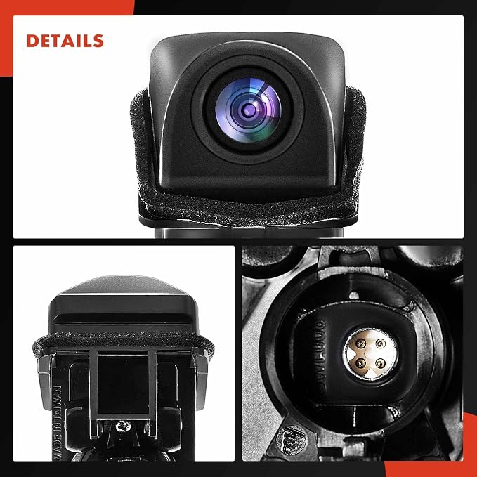 A-Premium Rear View Backup Camera Compatible with BMW | Parking Camera for 320i, 328d xDrive, 330i GT xDrive, X5, 528i, 535d, X3, 435i, 440i, X1, 750Li, 228i, X6, ActiveHybrid 3