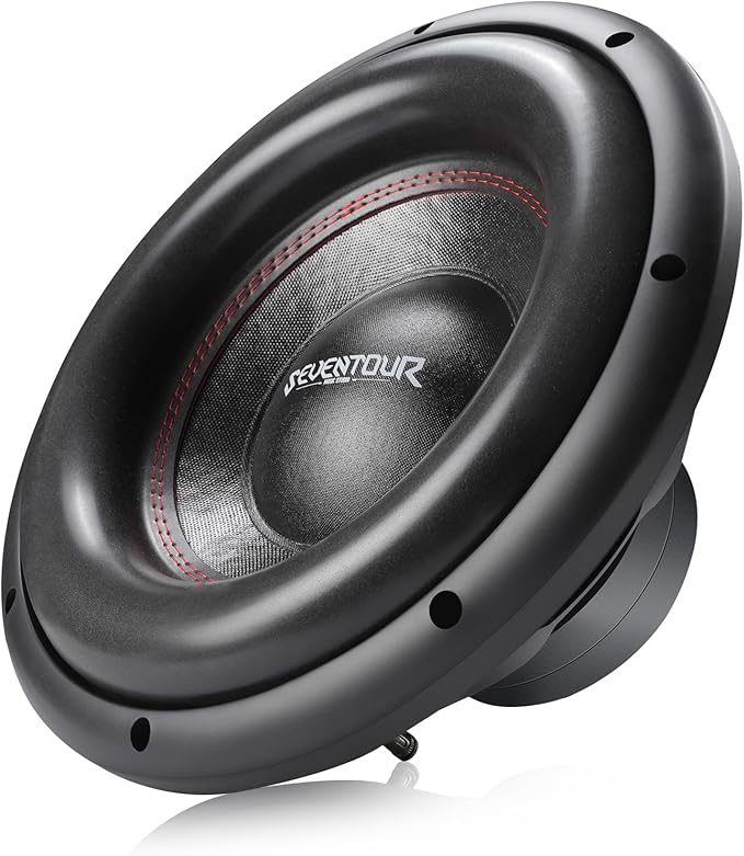 Seventour 12" 1400W Max Power Dual 4 Ohm Car Subwoofer,Dual Voice Coil High-Strength Dual Magnets,Foam Surround for Vehicle Stereo Sound System (12" - Dual 4 Ohm)