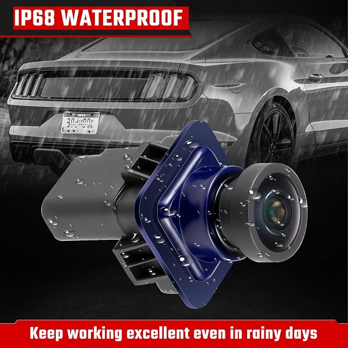 Backup Camera Rear View Camera Fit for F150 2010-2014 Mustang 2015-2020 Lincoln MKC 2015-2019 Parking Park Assist Camera Replace#EL3T-19G490-AA EL3Z-19G490-D BL3Z-19G490-B