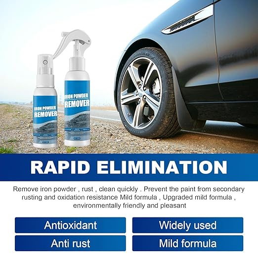 2026 New Year- Multi-Functional Quick-Acting Rust Removal Spray,100ML Portable Rust Remover Spray for Metal,Leave A Primed Surface Ready to Paint, Tools, Car, Hardware (100ml*1)