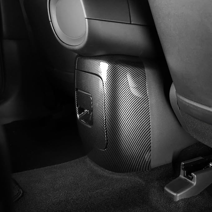 YOUTOOCAR Rear AC Vent Cover Compatible with Hyundai Palisade 2026 Accessories (Carbon Fiber Pattern)
