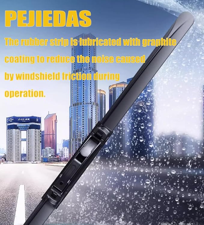 4 Wiper Blades for Toyota FJ Cruiser 2007-2014, Front Wiper Blades + Rear Wiper Blade, OE Original Style (16" + 14" + 14"+ 10 - Pack of 4)
