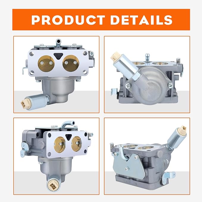 Hipa 791230 Carburetor for Brigg and Straton 799230 699709 499804 20-25 HP V-Twin Engine for John D MIA10632 L118 L120 La130 La135 Replace 405777 406777 407777 with Air Filter