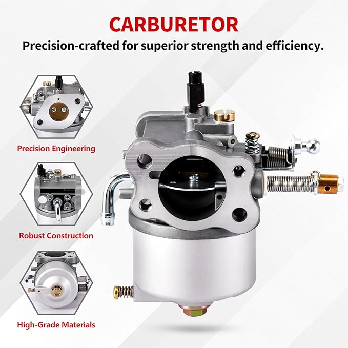 Carburetor for EZGO 295cc Robin Engine Golf Cart Gas Club Car 4-Cycle Engine 1991-UP TXT Medalist Marathon Freedom ST with Fuel Pump, Carb Replace OEM# 72558G01 72558G05 72840G02 26645G01 26645G03