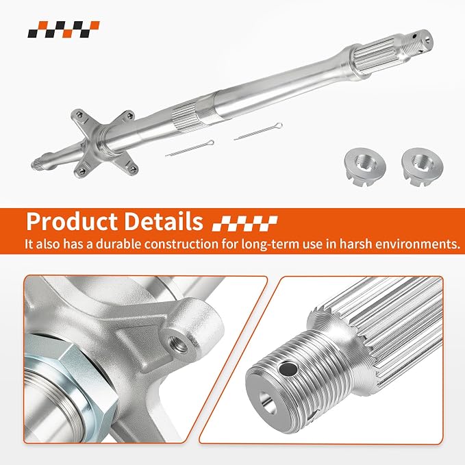 Rear Axle Shaft For Kawasaki KFX400 2003-2006 Suzuki QuadSport 400 LT-Z400 2003-2008 64710-07G30 41068-S019
