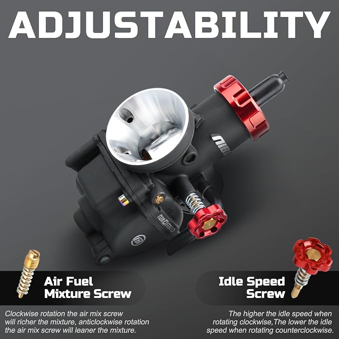 NIBBI Carburetor PE28 28mm Carb for Dirt Pit Bike Mini Bike Motocross GY6 ATV