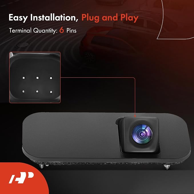 A-Premium Rear View Backup Camera C.A.P.A. Compliant Compatible with Toyota | Parking Camera for Corolla 2017-2019 - Replace# TO1960143C, 867A002040, 867A-002040