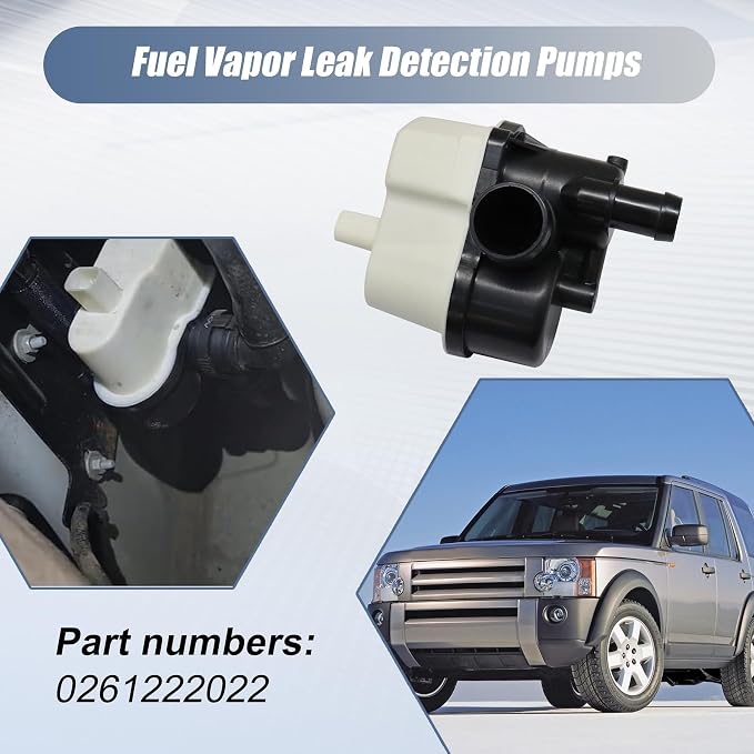 Priprilod Fuel Vapor Leak Detection Pump EVAP DMTL Compatible with Land Rover Range Rover Sport LR2 LR3 LR4 Evoque Velar Fit for Jaguar XE XJ F-Type Fit for Volvo S40 S80 XC70 0261222022 30760863