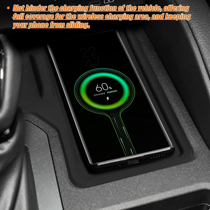 2Pcs Center Console Organizer Fit for 2026 2025 2024 Toyota Land Cruiser 250 Prado - Wireless Charging Pad & Central Control Secondary Storage Box Insert Divider Cubby Drawers Interior Accessories