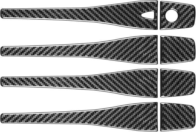 Soft Real Carbon Fiber Compatible with Nissan Altima 2013 2014 2015 2016 2017 2018 Interior Accessories Door Handle Decal Car Exterior Trim