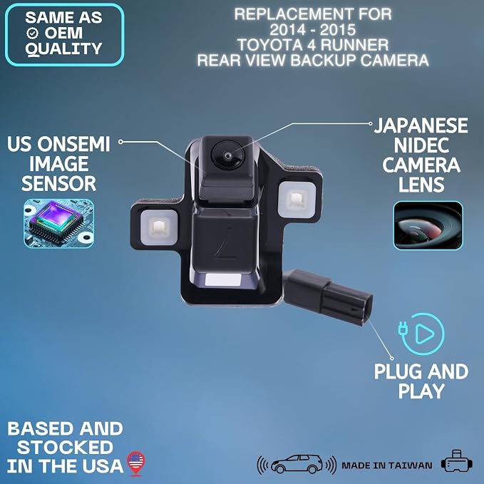 Backup Camera Replaces for 2014-2015 Toyota 4 Runner 86790-35060