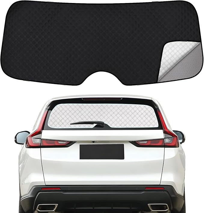 ZATOOTO Rear Windshield Sunshade for Honda CR-V 2017-2022 Rear Windshield Sunshield Double Layer Design for Sunshade and Privacy Offer Great Visibility Sun Blocker Back Window Sun Shade for Honda CR-V