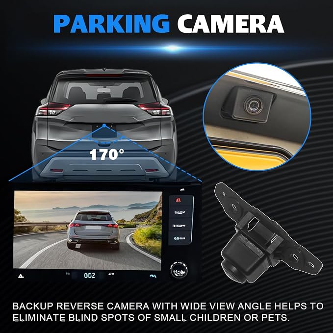 284F1-6RA0B Park Assist Camera for Nissan Rogue 2020-2023 Replace 284F16RA0B 596-11687