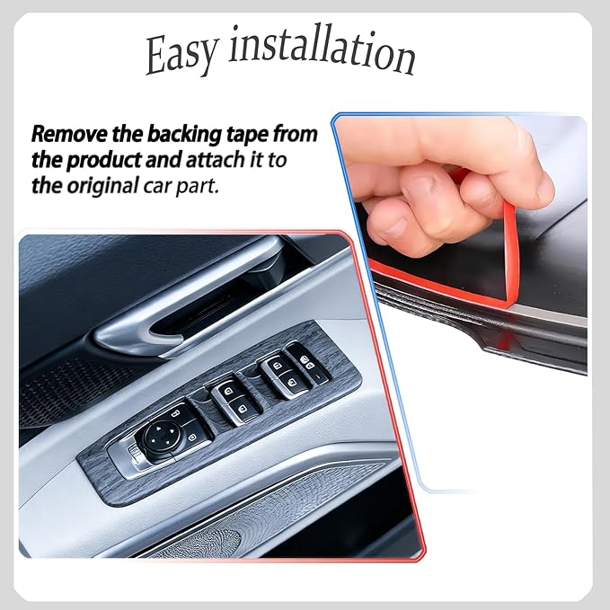 Window control panel cover,For Kia Telluride 2020 2021 2022 2023 2024 2025 2026, power windows trim - gray wood grain Accessories(For SX, SX-Prestige X-Line, SX-Prestige X-Pro, SX-Prestige, X-Line)