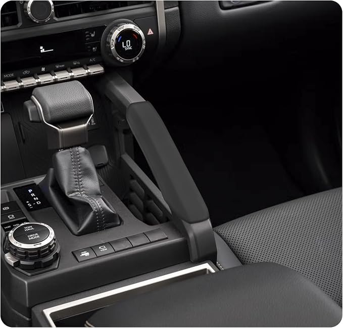 LUWU 2026 4Runner & Tacoma Front Passenger Side Grab Handle Cover Compatible with 2025-2026 4Runner & Tacoma 2024-2026 Accessories Center Console Grab Handle Cover Silicone Material (Black)