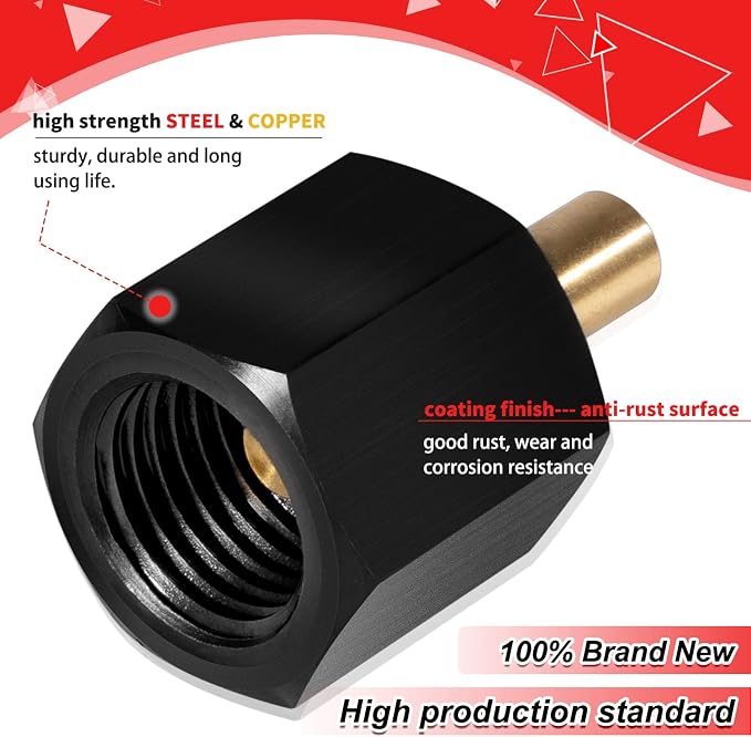 EN-47589-02 9011 Diesel Rail Fuel Injector Cap/Fuel Pressure Test/Block Off Adapter Tool Set Alt for 2003-2009 Ram 2500, 3500 Cummins 5.9L/2001-2005 GMC Chevy Duramax 6.6L LB7 & More (6PCS)