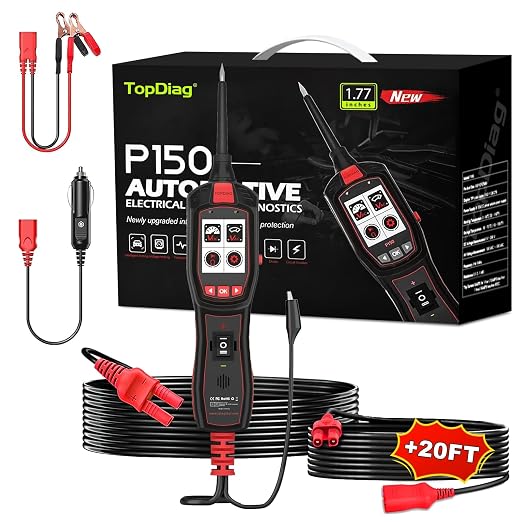 Electrical Tester for 6V-30V Cars, Short Circuit Breaker Finder Tool, Automotive Circuit Tester, Voltage Tester, P150