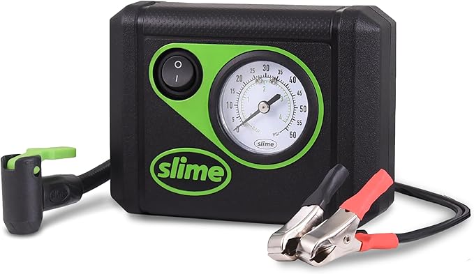 Slime 50161 Emergency Roadside Kit with Flat tire Repair and Booster Cables for Moto/Off-Road