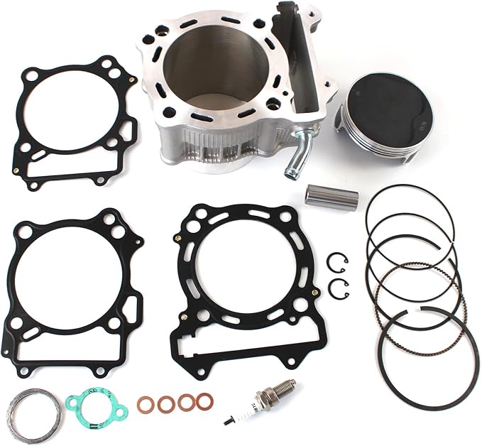 Cylinder Piston Gaskets Top End Rebuild Kit Fits for 2003-2014 Suzuki LTZ400 LTZ 400, DR-Z400 2000-2015, for Kawasaki KFX400 2003-2006 Motorcycle Engine Aftermarket Part