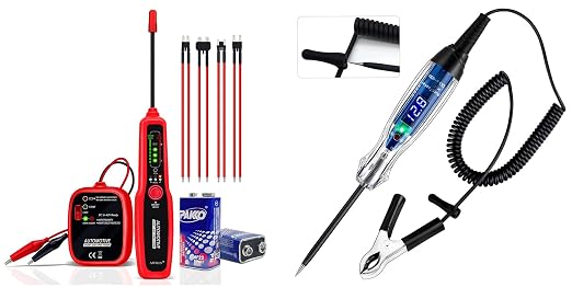 AWBLIN Wire Tracer Automotive Electrical Open & Short Finder Circuit Tester, DC 3-60V Auto Test Light with Voltage Display