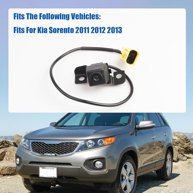 No. 95760-2P202 Rear View Backup Reverse Parking Camera/Rear View Camera | Compatible with Kia Sorento 2009-2013 Reverse Park Assist Camera Replace OE 957602P000 957602P201 957602P202