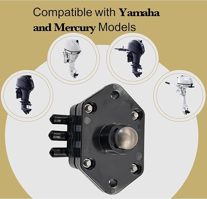 62Y2441004 Fuel Pump for Yamaha and for Mercury 4 Stroke F 25 30 35 40 45 50 55 60 HP Outboard Motor 62Y-24410-02 826398A3 826398T3