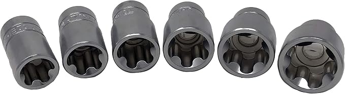 CTA Tools 5066 6 Pc. 5 Pt. EPR Torx Plus Socket Set - 1/2" Dr.