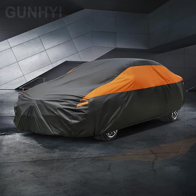 GUNHYI Car Cover for Coupe Sport Car Waterproof All Weather, Suitable for Mazda Miata/MX-5, Honda S2000, BMW Z3, Saturn Sky, Pontiac Solstice, Toyota MR2 Spyder, Volkswagen Cabrio etc.