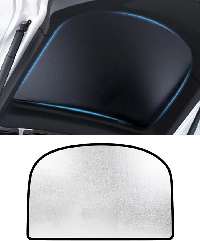 Rear Windshield Sunshade for Tesla Model 3, Foldable Rear Liftgate Sun Shade fo 2019-2025 Model 3