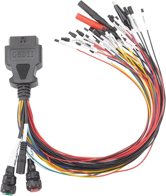 GODIAG OBD2 Breakout Jumper Cable, Diagnostic Extension Wire for Vehicle Module Connection, Tricore Compatible