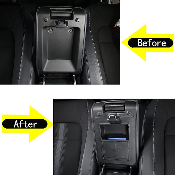Car Armrest Hidden Storage Box Compatible with Honda Civic 2022 Auto Center Console Handrail Privacy Storage Box Organizer Tray Armrest Storage Box Container Insert Pallet Manager Interior Accessories