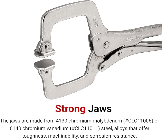 TEKTON Swivel Pad Locking Clamp Set (5-Piece) | CLK91102