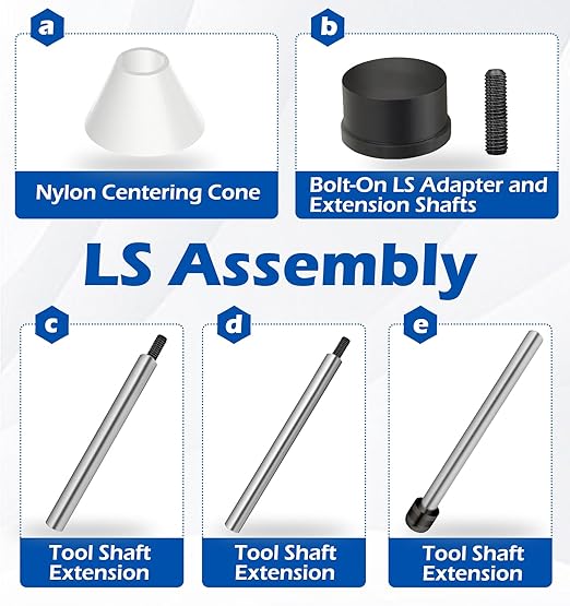 Cam Bearing Installation Tool Cam Bearing Install Tool with Storage Box Compatible with LS Engine LS1 LS2 LS3 LS6 LQ9, Patented