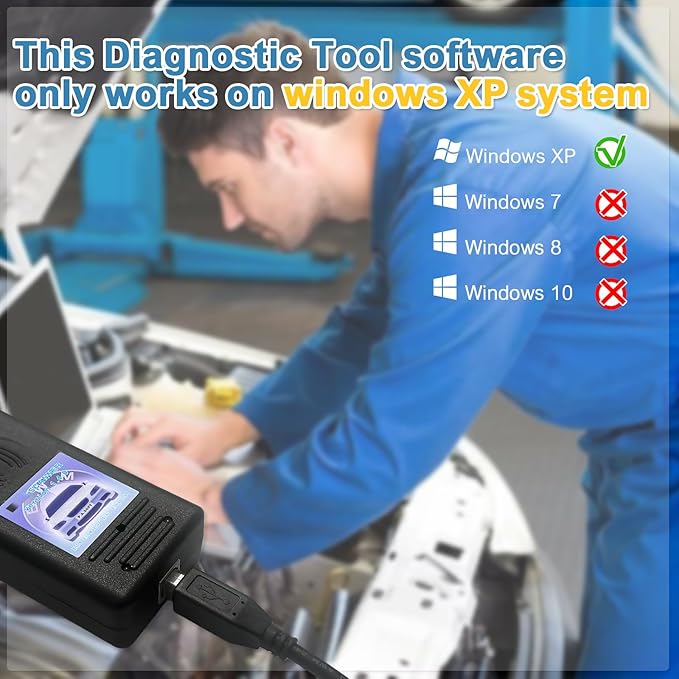 for BMW Scanner 1.4.0 Programmer V1.4 Eeprom Programmer Code Reader Work for BMW E46,E38,E39,E53,E83,E85 Vehicle Fit ECU Programming Tool OBD2 Scanner Diagnostic Tool(Only Support Windows XP)