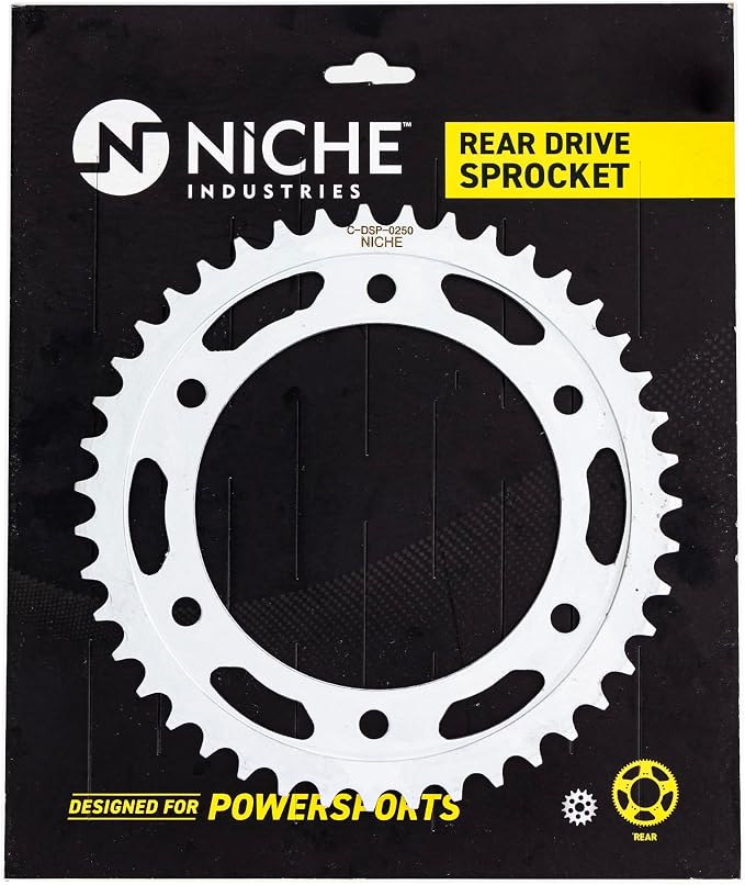 NICHE Drive Sprocket Chain Combo for Honda CBR600RR Front 16 Rear 43 Tooth 525V O-Ring 112 Links