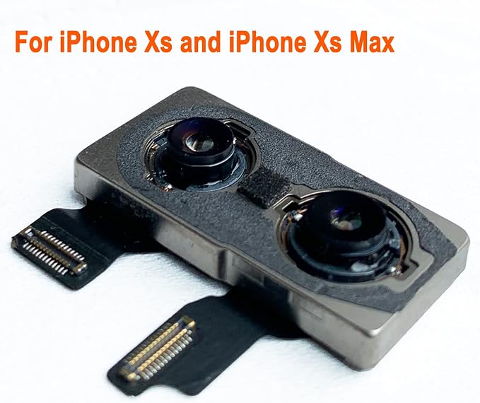 Johncase New OEM 12MP Autofocus Main Rear Back Camera Module Flex Cable Replacement Part Compatible for iPhone Xs/Xs Max (All Carriers)
